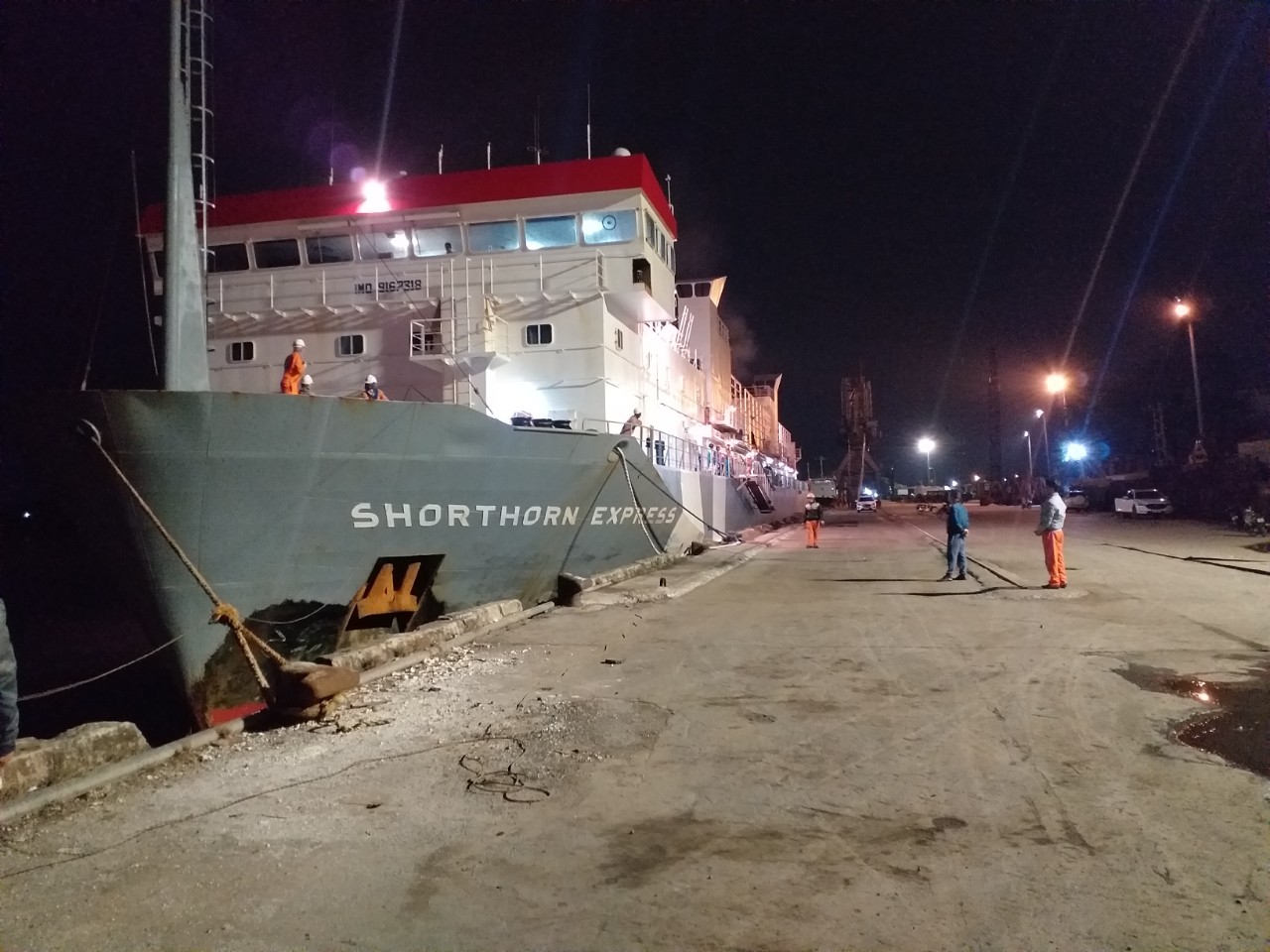 Tầu bò úc SHORTHORN EXPRESS cảng Cá HP