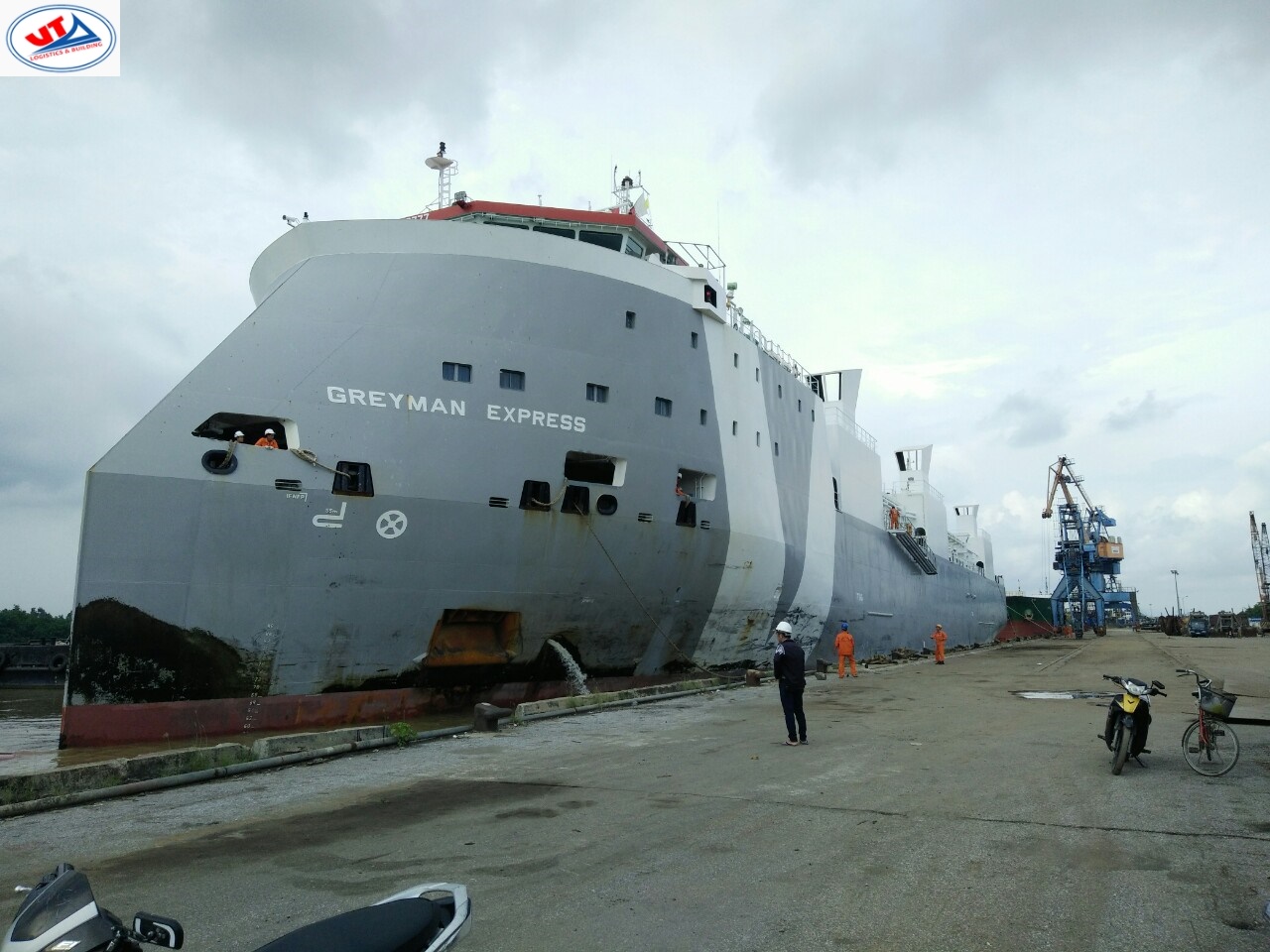 Tầu Bò GREYMAN EXPRESS cảng cá Hải Phòng