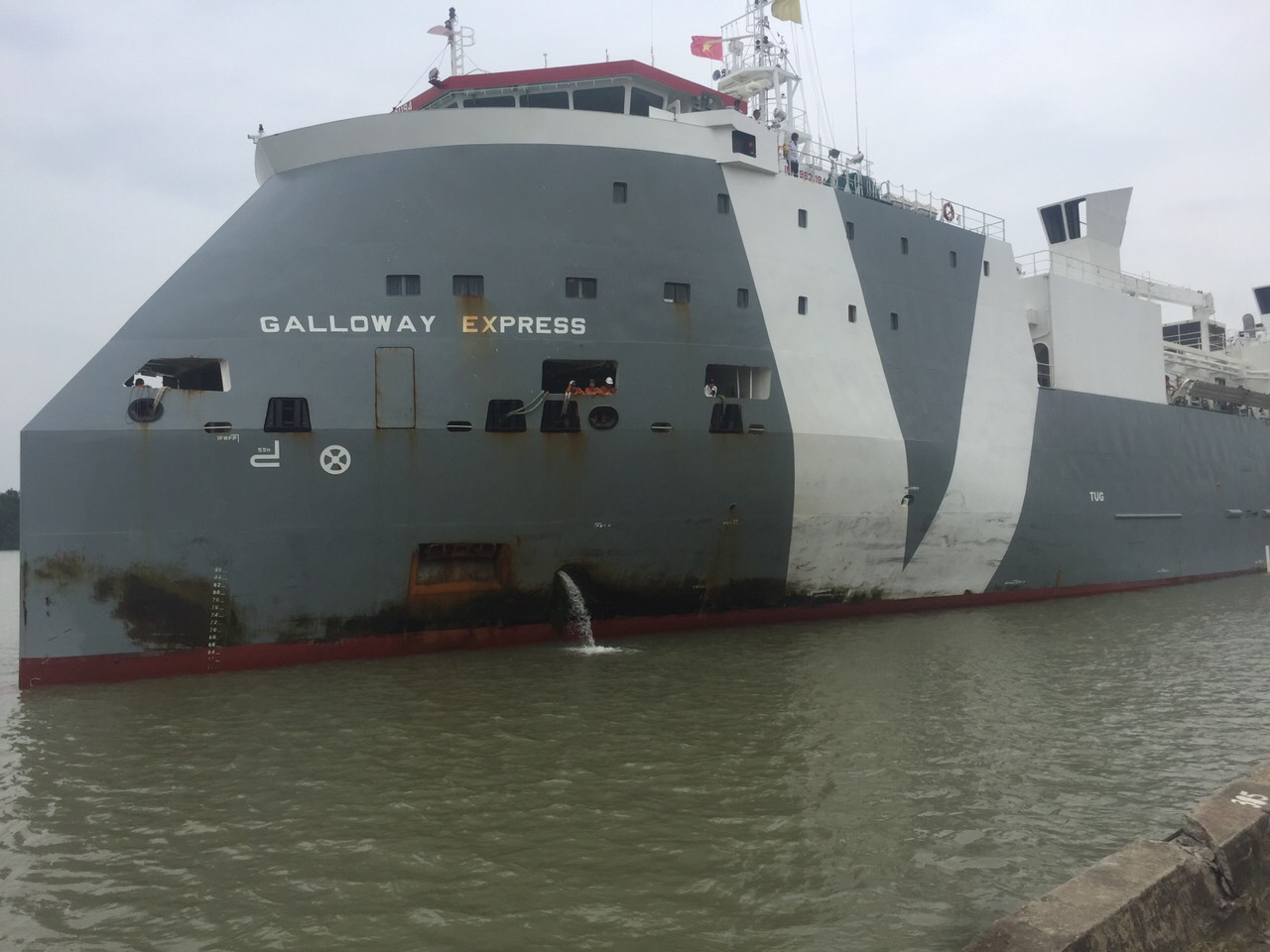 Tầu Bò Úc GALLOWAY EXPRESS cảng Cá HP